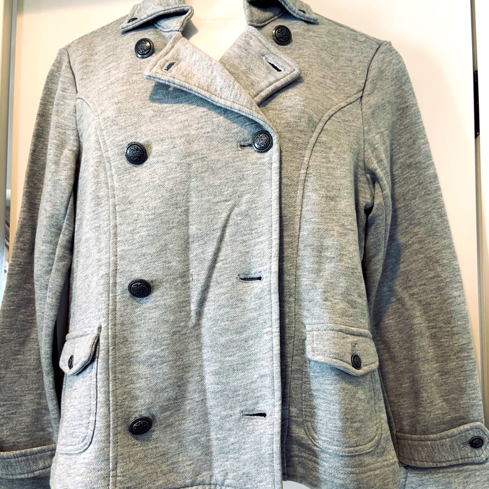 Grey Cotton Jacket by Talbots